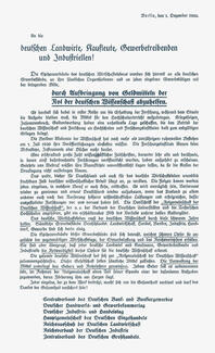 Spendenaufruf 1920